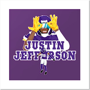 justin jefferson Posters and Art